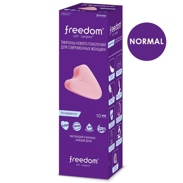 Тампон "Soft-Tampons Freedom Normal" 1шт 