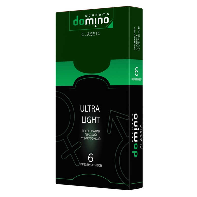 Презервативы "Domino Ultra Light" ультратонкие, 6шт 